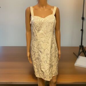 Vintage 90’s By Choice California Moody Floral Brocade MiniDress Flirty Formal 9